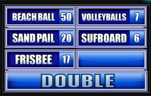 Name A Popular Beach Toy. - Family Feud 