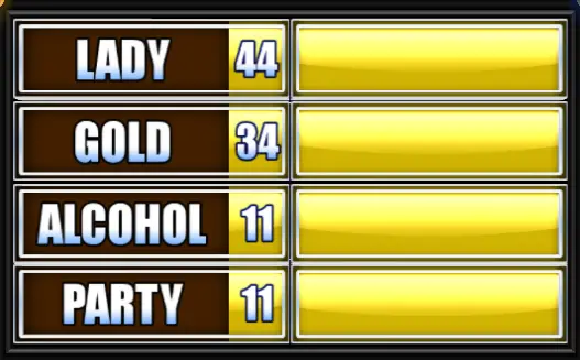 Lady, Gold, Alcohol, Party